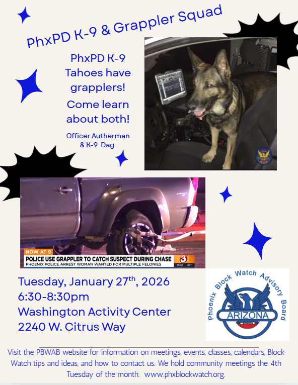 K-9 and Grappler Squad Flyer