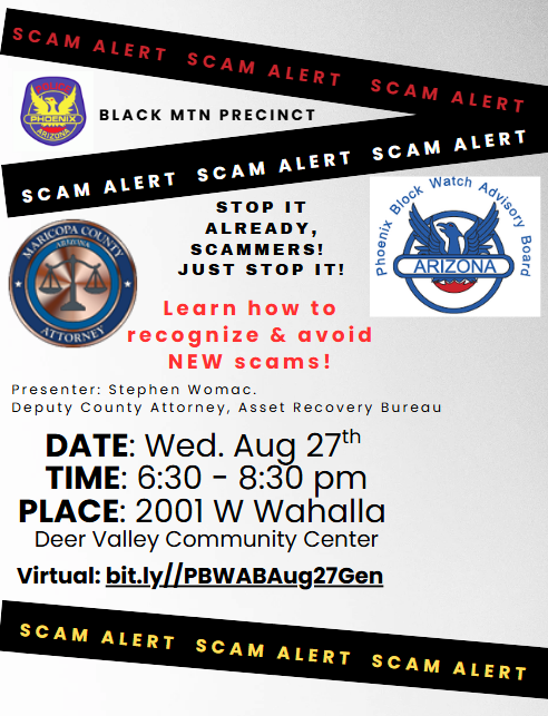 Scam Alert Flyer